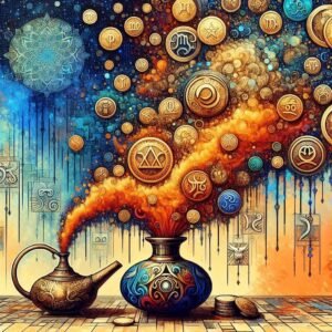 “Simpatia Cigana para Prosperidade Rápida com Moedas e Perfume”